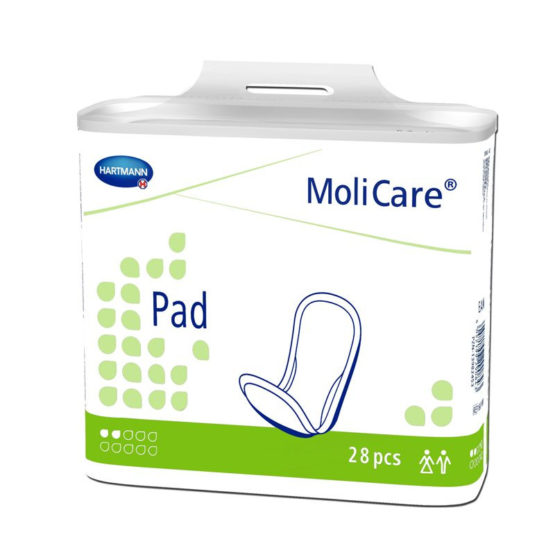 Tampoane absorbante incontinenta MoliCare Pad 2 picaturi, 28 bucati, Hartmann