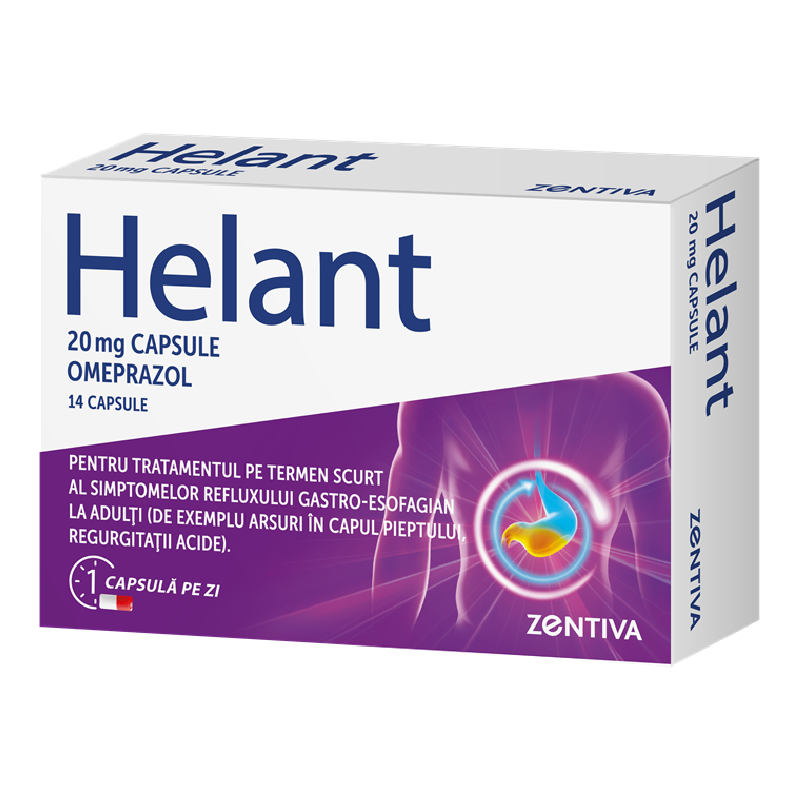 Helant 20 mg capsule, 20 mg, 14 capsule, Zentiva