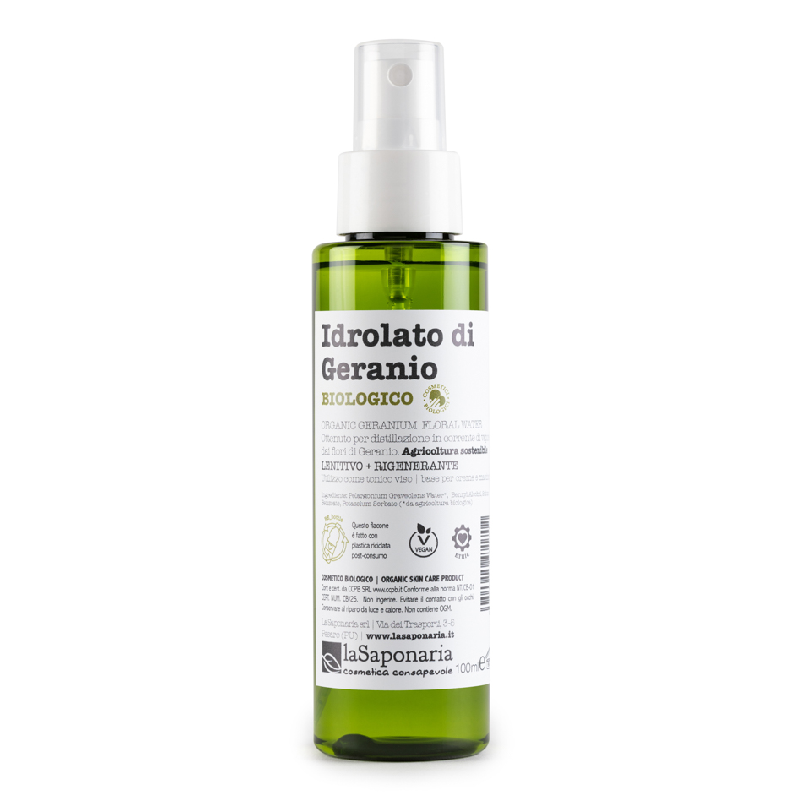 Hidrolat bio (apa florala) calmant de genarium, 100ml, La Saponaria