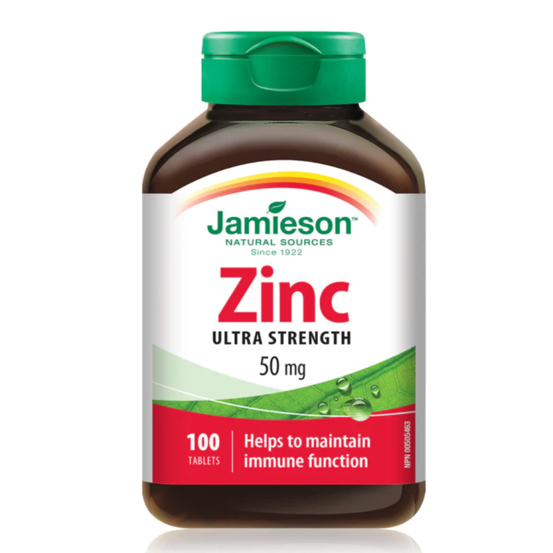Zinc 50 mg, 100 tablete, Jamieson