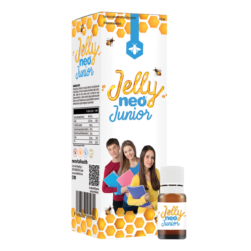 Jelly Junior, 14 flacoane monodoza*10ml, Neo Kids