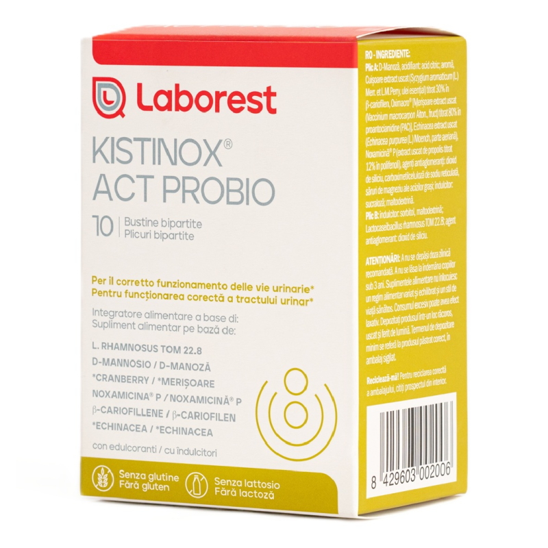 Kistinox ActProbio, 10 plicuri, Laborest Italia