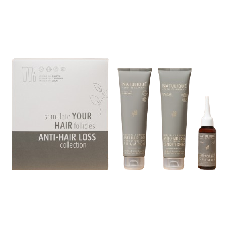 Set Sampon, Balsam si Ser Anti-Hair Loss Collection, Natulique