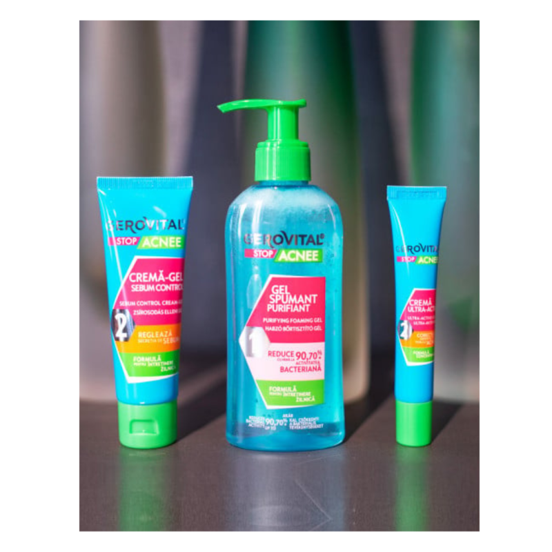 GEROVITAL Stop Acnee KIT tratament cosmetic