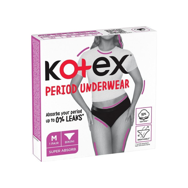 Chiloti menstruali reutilizabili, marime M, 1 bucata, Kotex