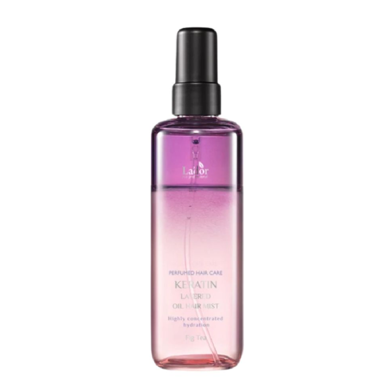 Ulei hidratant parfumat Keratin Layered Oil Mist Fig Tea, 130 ml, La'dor