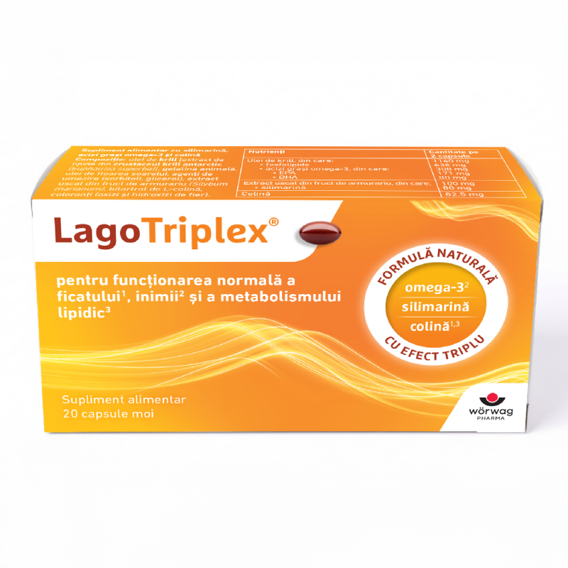 LagoTriplex, 20 capsule moi, Worwag Pharma