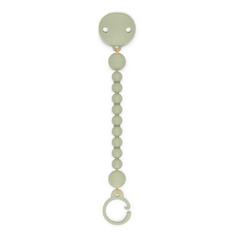 Lantisor cu clips pentru suzeta Colour Essence, Verde, 1 bucata, Suavinex