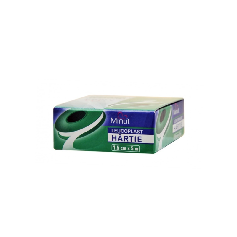 Leucoplast hartie 1.5 cm*5 m, Minut