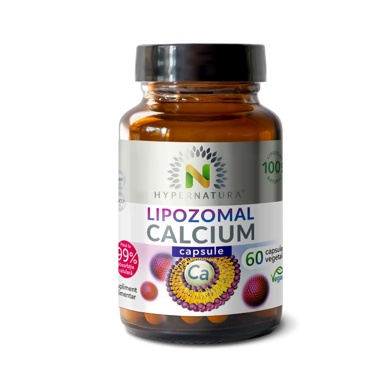 Lipozomal Calcium, 60 capsule vegetale, Hypernatura