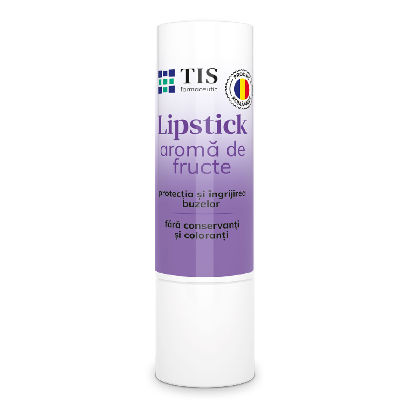 Lipstick cu aroma de Fructe, 4 g, Tis Farmaceutic