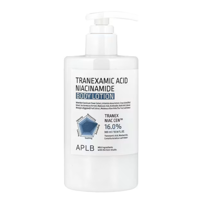 Lotiune de corp cu Acid Tranexamic pentru reducerea petelor pigmentare, 300 ml, APLB