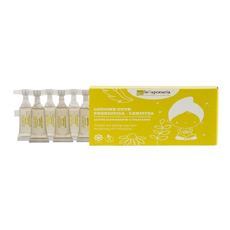 Lotiune hidratanta si calmanta pentru scalp, 10*5 ml, La Saponaria