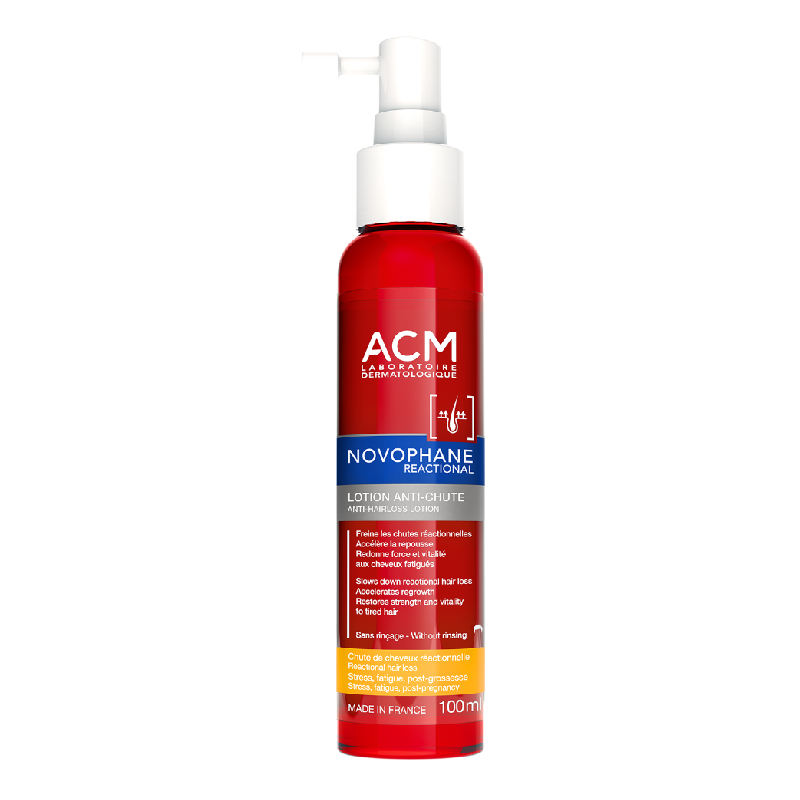 Lotiune impotriva caderii parului Novophane Reactional, 100 ml, ACM