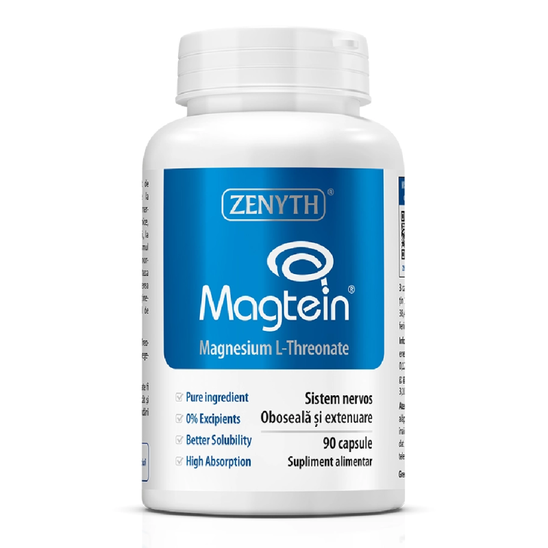 Magnesium L-Treonat Magtein, 90 capsule, Zenyth