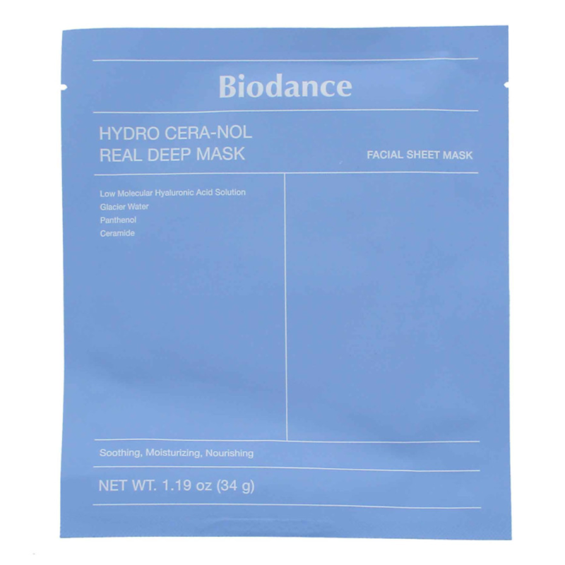 Masca pentru hidratare intensa si calmare Hydro Cera-Nol, 34 g, Biodance