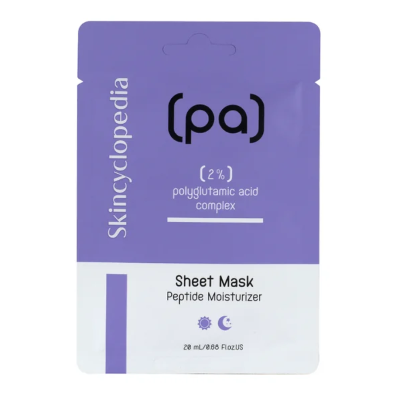 Masca de fata tip servetel cu acid poliglutaminic, 20ml, Skincyclopedia