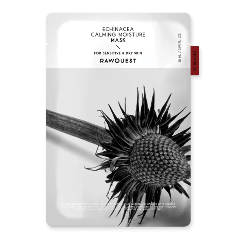 Masca ten calmanta si hidratanta, pielea sensibila&uscata, 28 ml, Rawquest