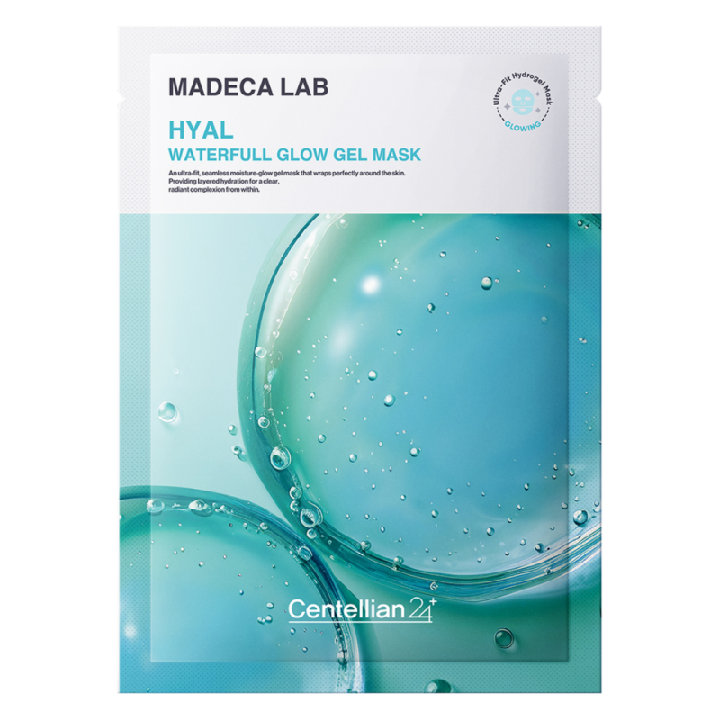 Masca tip hidrogel Madeca Lab Hyal Waterfull Glow, 22 g, Centellian 24