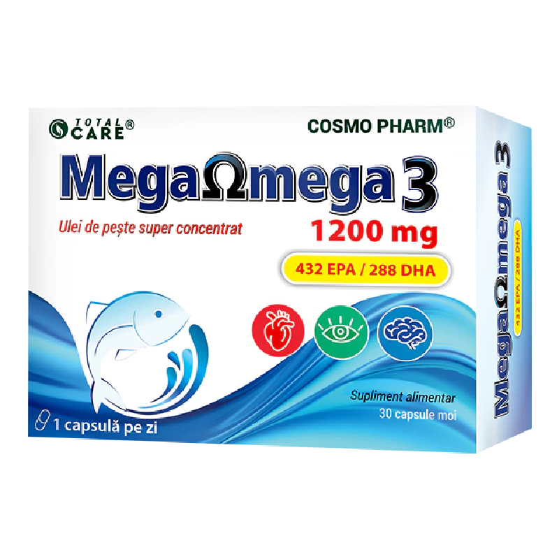 Mega Omega 3, 30 capsule moi, Cosmopharm