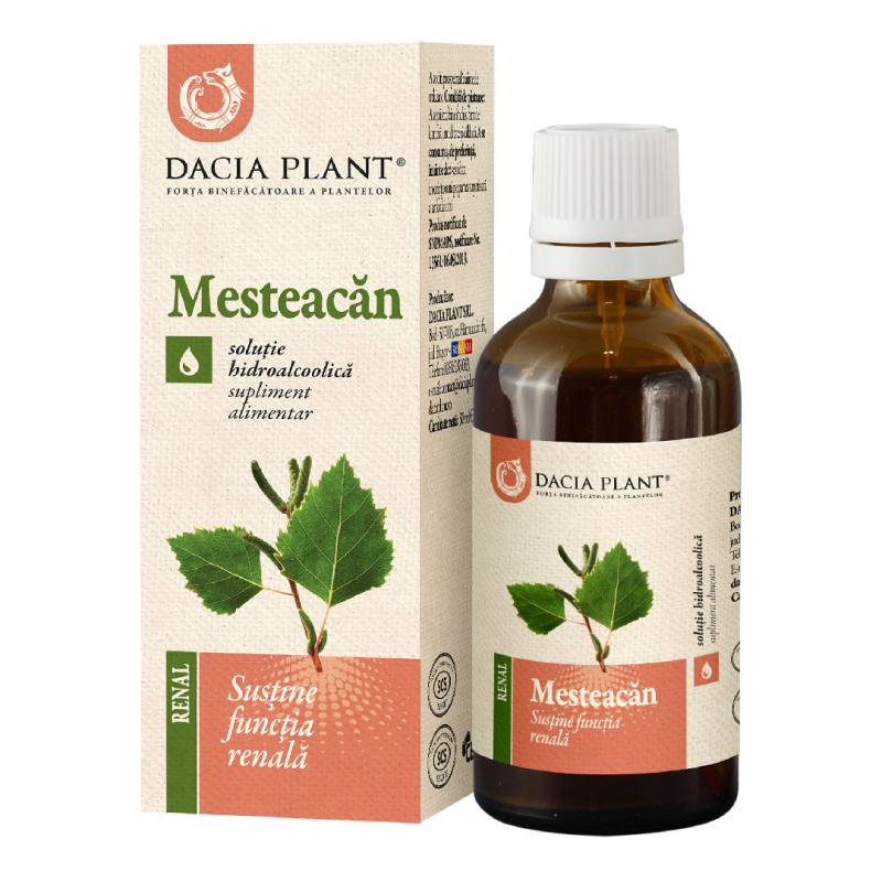 Tinctura de mesteacan, 50ml, Dacia Plant