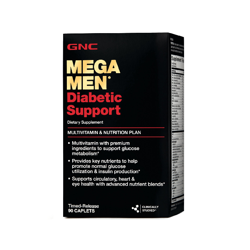 Multivitamine pentru barbati Diabetic Support Mega Mega Men, 90 tablete, GNC