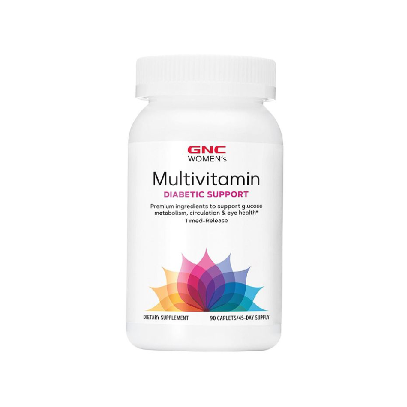 Multivitamine pentru femei Women's Diabetic Support, 90 tablete, GNC