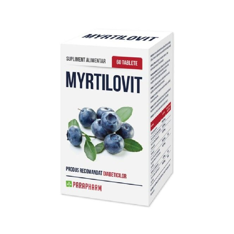 Myrtilovit, 60 tablete, Parapharm