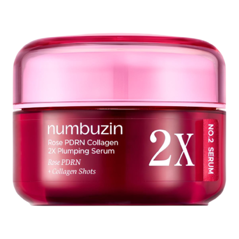 Ser de fata No.2 Rose PDRN Collagen 2X Plumping, 30 ml, Numbuzin