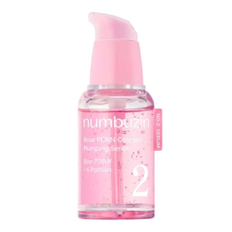 Ser de fata No.2 Rose PDRN Collagen Plumping, 30 ml, Numbuzin