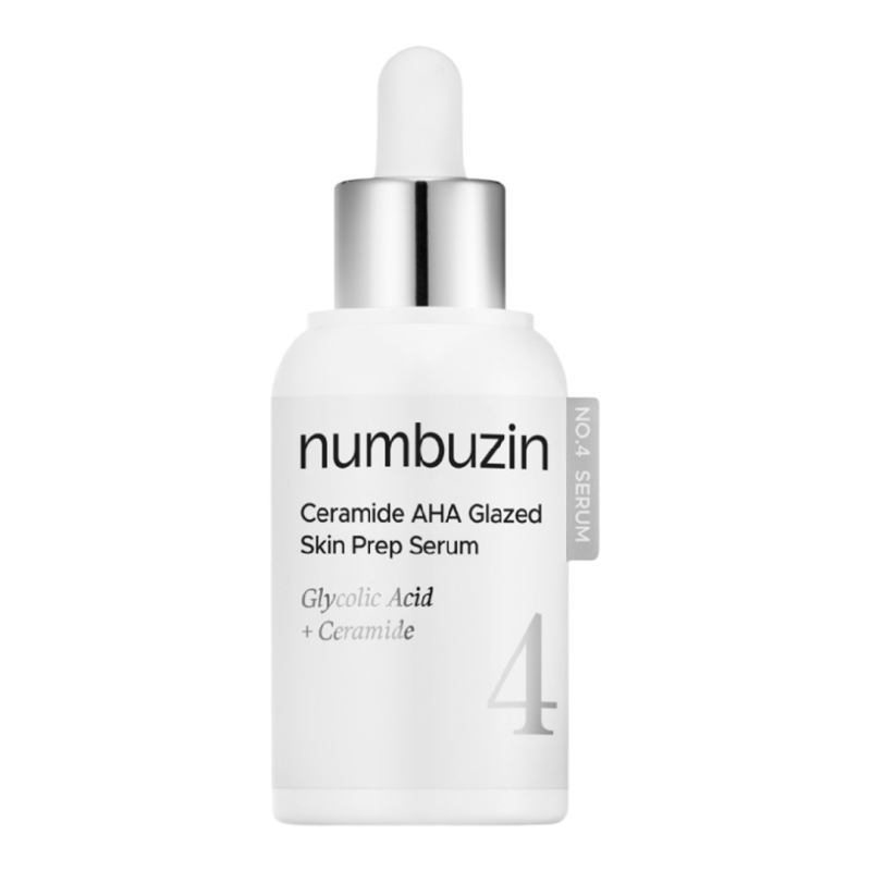 Ser de fata No.4 Ceramide AHA Glazed Skin Prep, 30 ml, Numbuzin