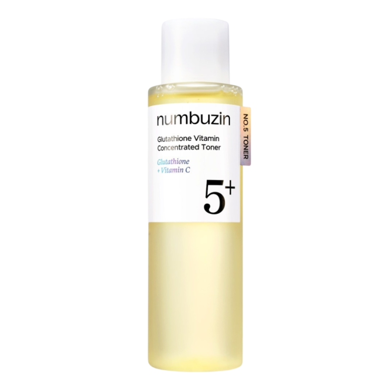 Toner de fata No.5+ Glutathione Vitamin Concentrated, 200 ml, Numbuzin