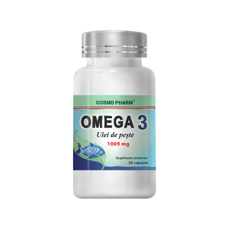 Omega 3 Ulei de peste 1005mg, 30 capsule, Cosmo Pharm