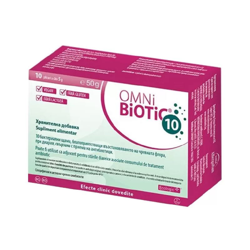 Omni Biotic 10, 10 plicuri, Institut AllergoSan