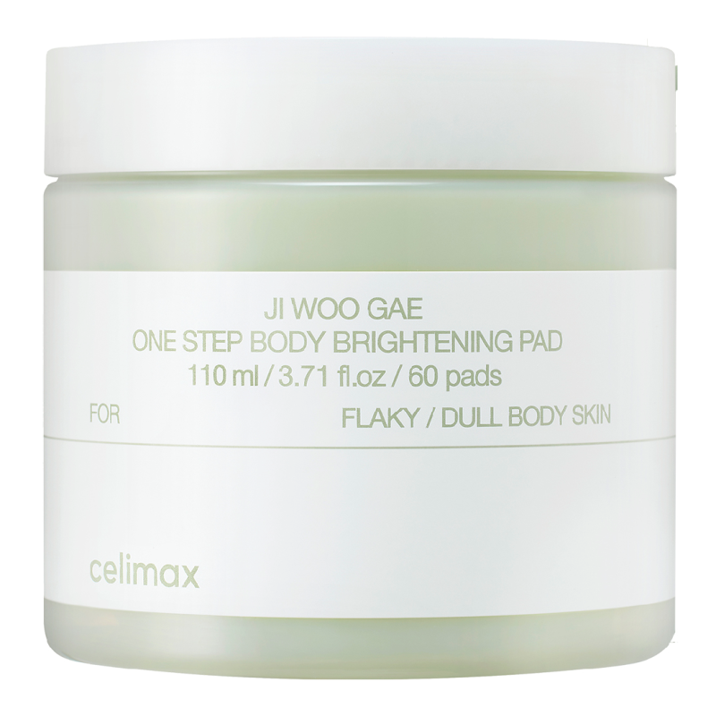 Dischete exfoliante pentru corp cu PHA, Ji Woo Gae One Step Body Brightening, 60 bucati, Celimax