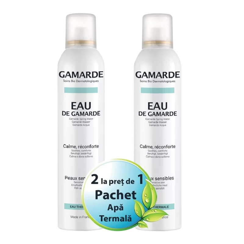 Pachet Apa termala, 2*250 ml, Gamarde