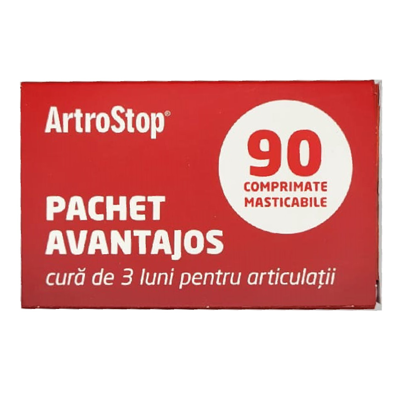 Pachet Artrostop Colagen, 3*30 comprimate, Stada