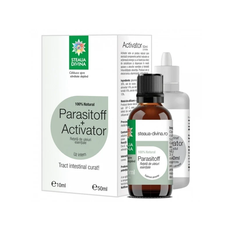 Parasitoff, 10ml + Activator, 50ml, Steaua Divina