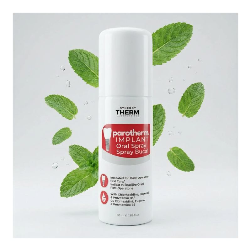 Spray oral Parotherm Implant, 50 ml, Synergy Therm