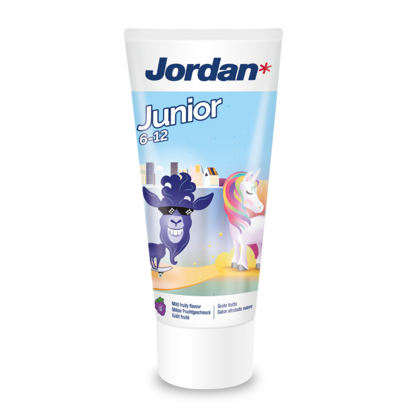 Pasta de dinti pentru copii 6-12 ani, 50 ml, Jordan