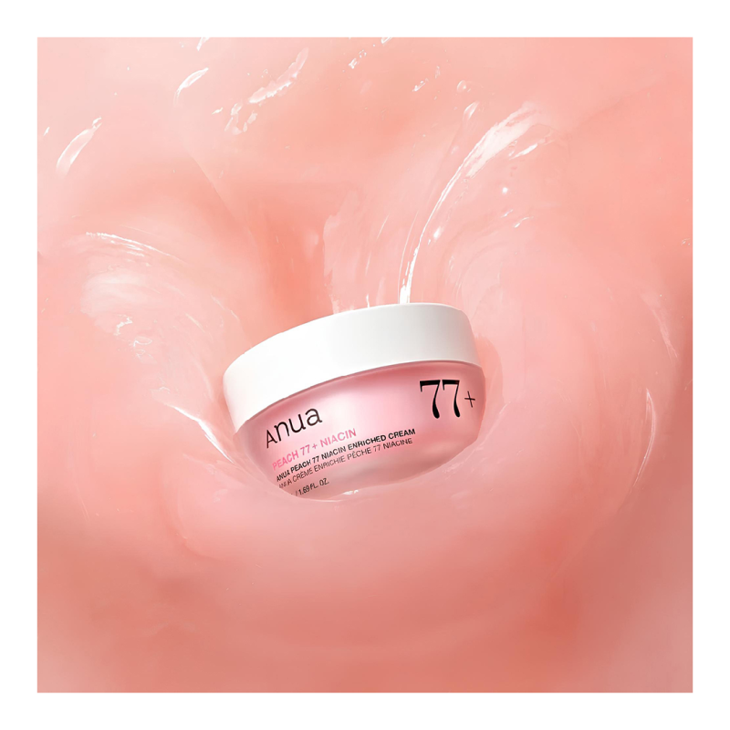 Crema de fata Peach 77 Niacin Enriched, 50 ml, Anua
