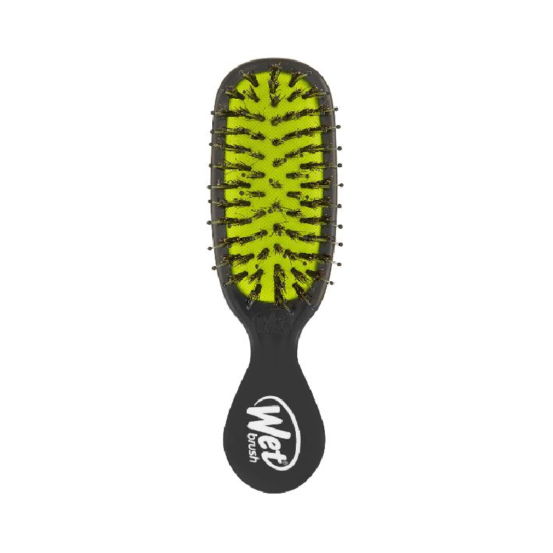 Perie de par Shine Enhancer Negru Mini, Wet Brush