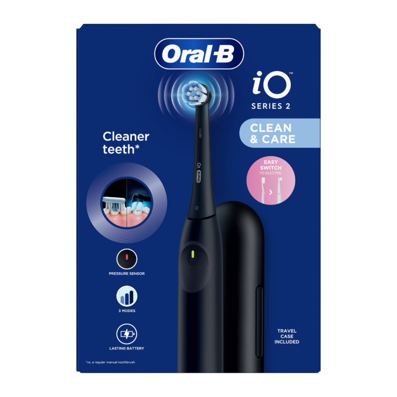 Periuta de dinti electrica neagra iO2, Oral-B