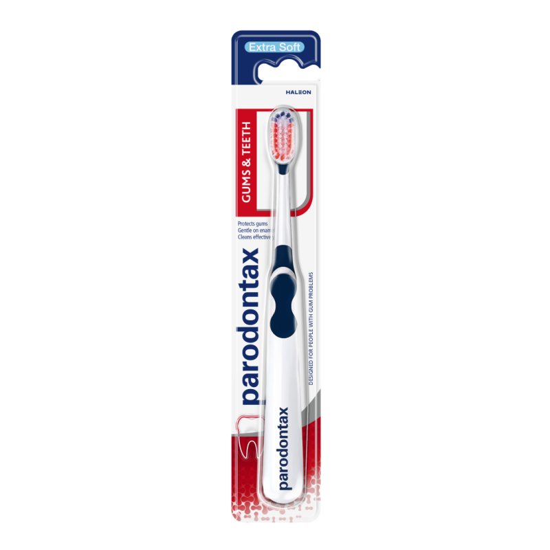 Periuta de dinti Gums & Teeth Extra Soft, culori variate, 1 bucata, Parodontax