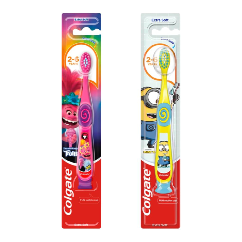 Periuta de dinti pentru copii Smiles, 2-6 ani, diverse culori, 1 bucata, Colgate