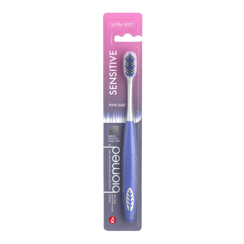 Periuta de dinti Pink Salt Soft, 1 bucata, Biomed