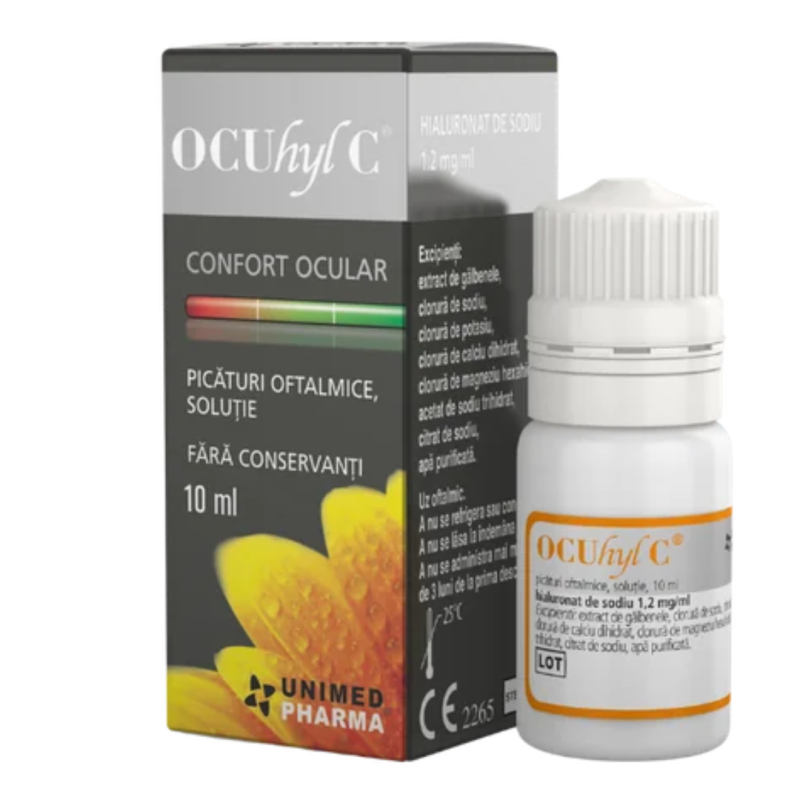 Picaturi oftalmice Ocuhyl-C, 10 ml, Unimed Pharma