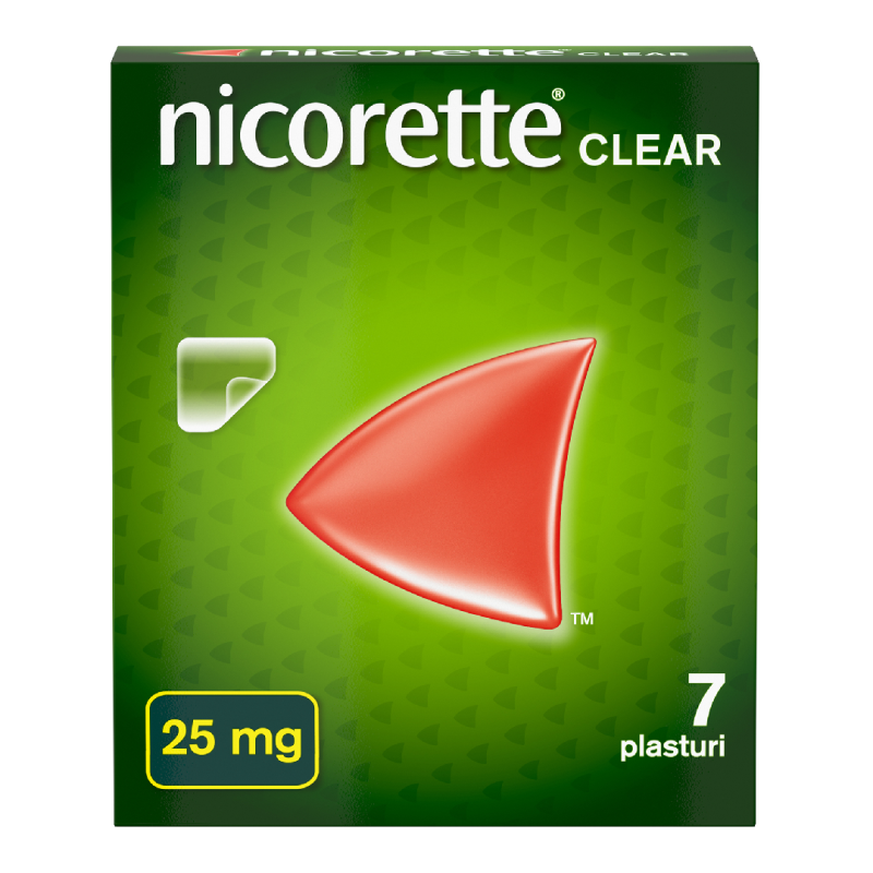 Plasturi transdermici 25 mg/16 h, 7 bucati, Nicorette