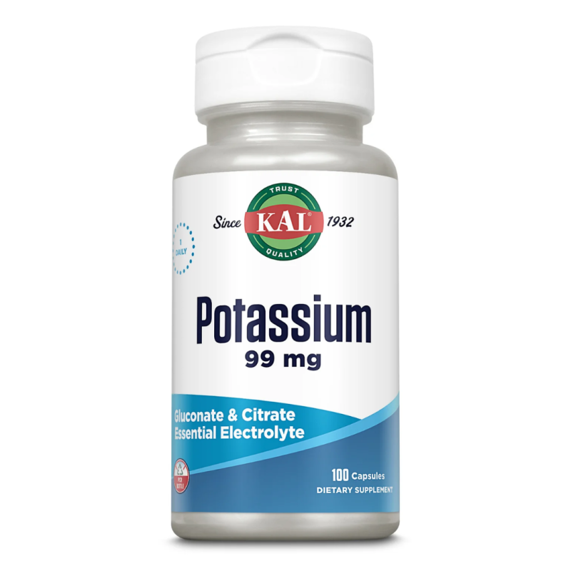 Potasiu Kal, 99 mg, 100 capsule, Secom