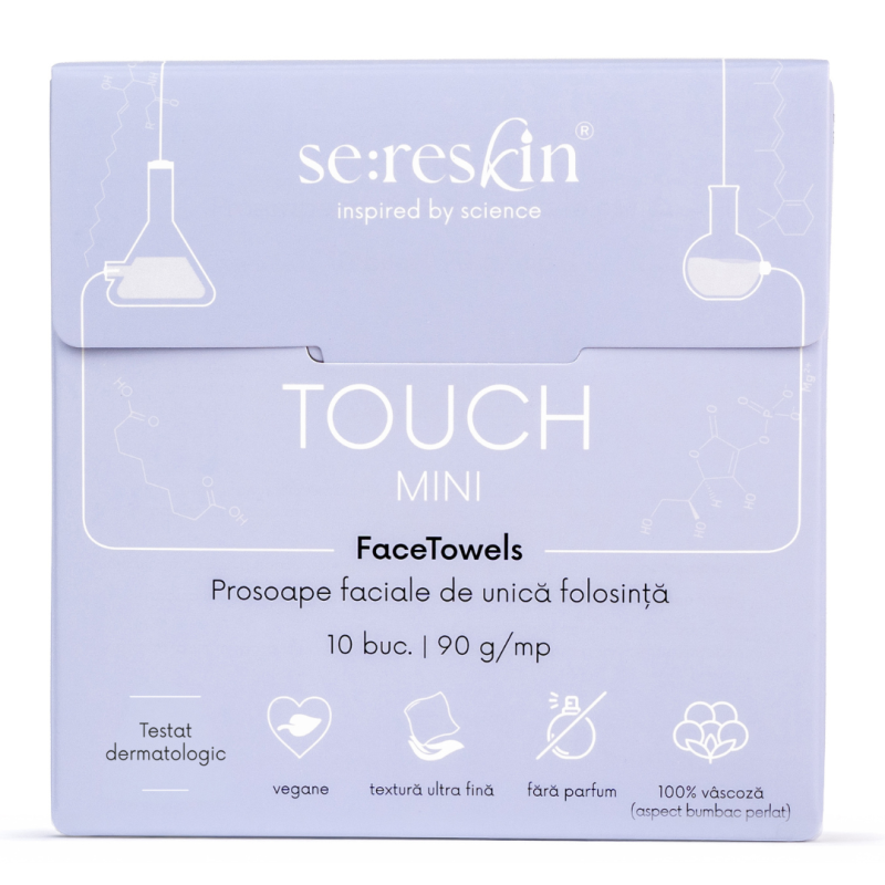 Prosoape faciale de unica folosinta Touch Face Towels, 10 bucati, Se:Reskin